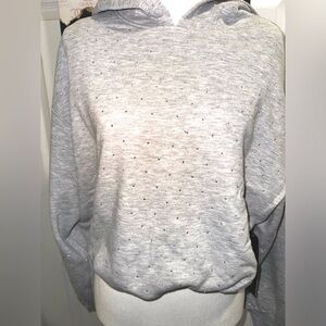 Madden girl rhinestone pullover hoodie